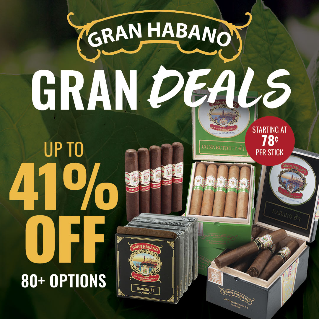 Gran Finale: Gran Habano Up to 41% OFF Gran Finale: Gran Habano Up to 41% OFF
