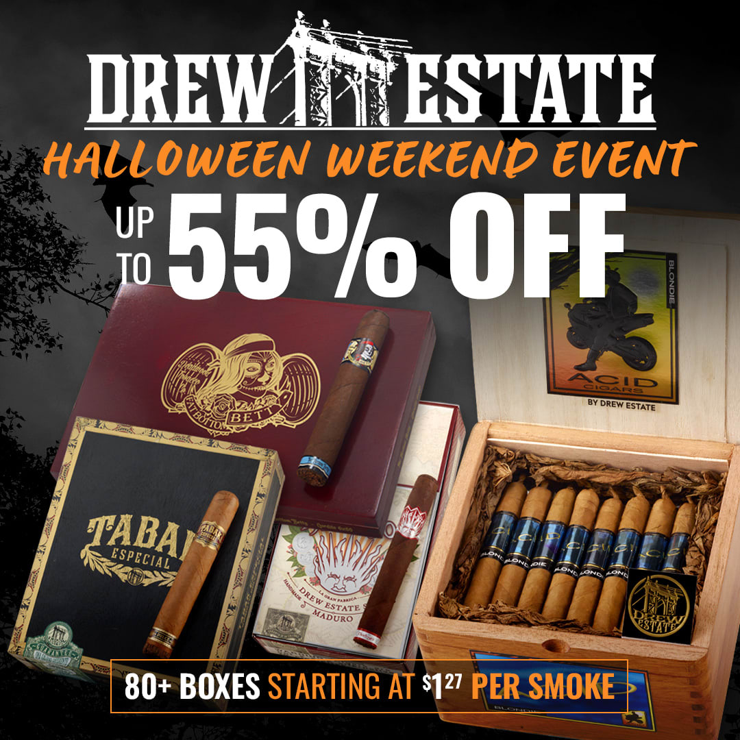 DING DONG: All Drew Estate, All Weekend. Up to 55% OFF!
