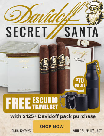 DAVIDOFF SECRET SANTA! Free Travel Set w/ $125 Davidoff Purchase