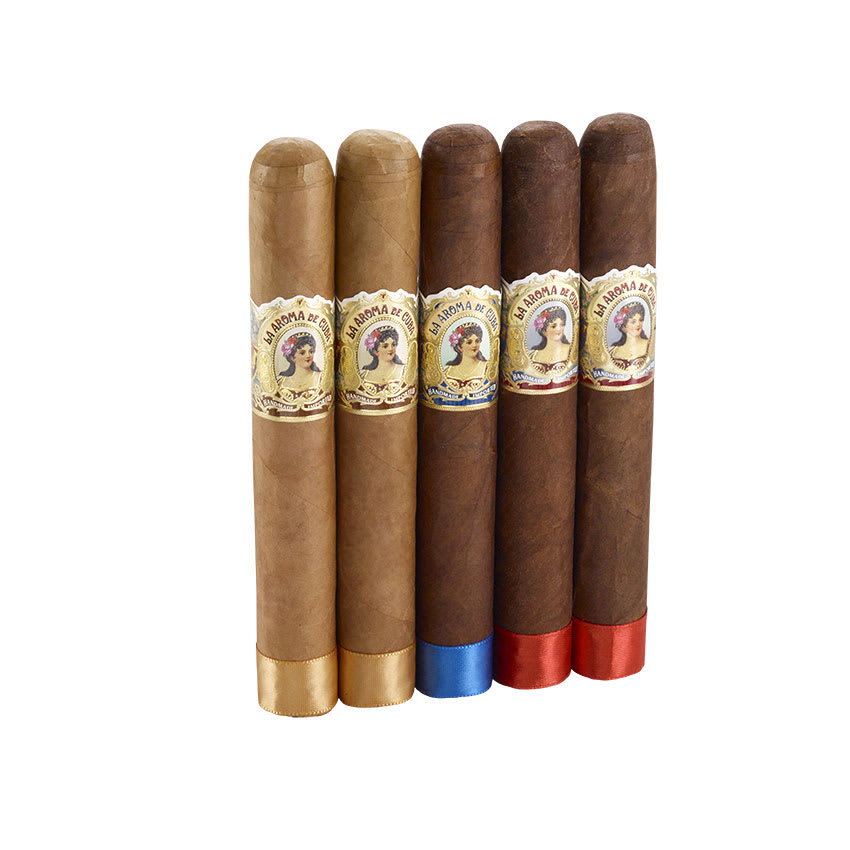 La Aroma De Cuba 92-94 Rated Fresh Pack Sampler (Red)