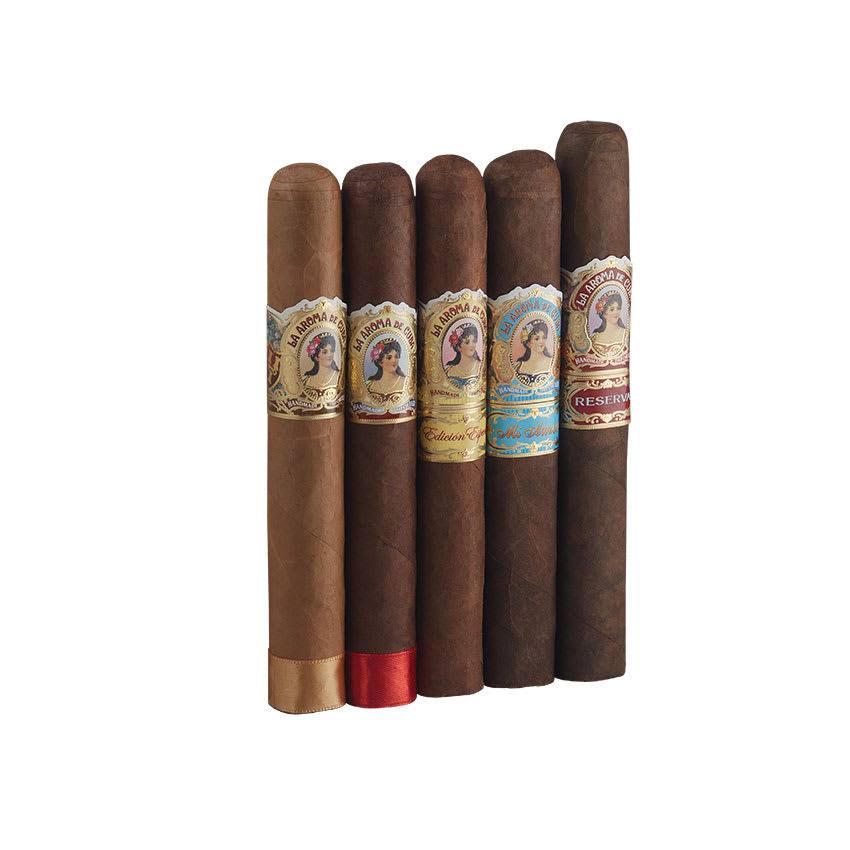 La Aroma De Cuba 92-95 Rated Fresh Pack Sampler (Green)