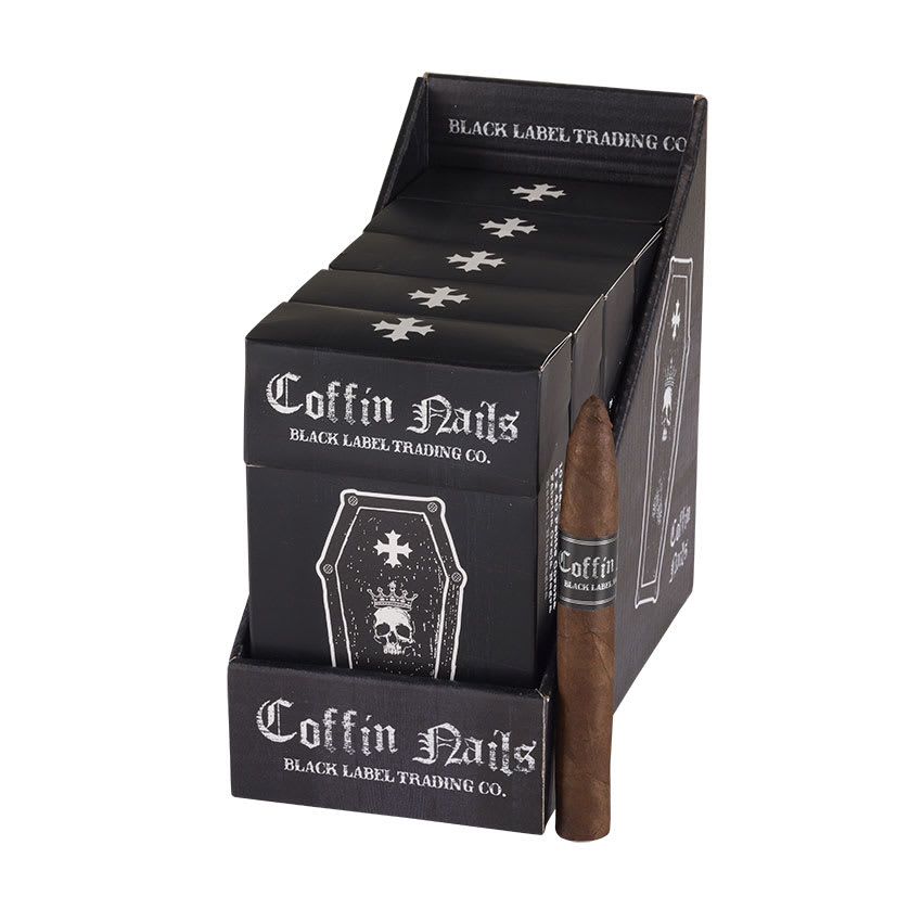 Black Label Trading Coffin Nails Petite Corona Upright of 50 Cigars