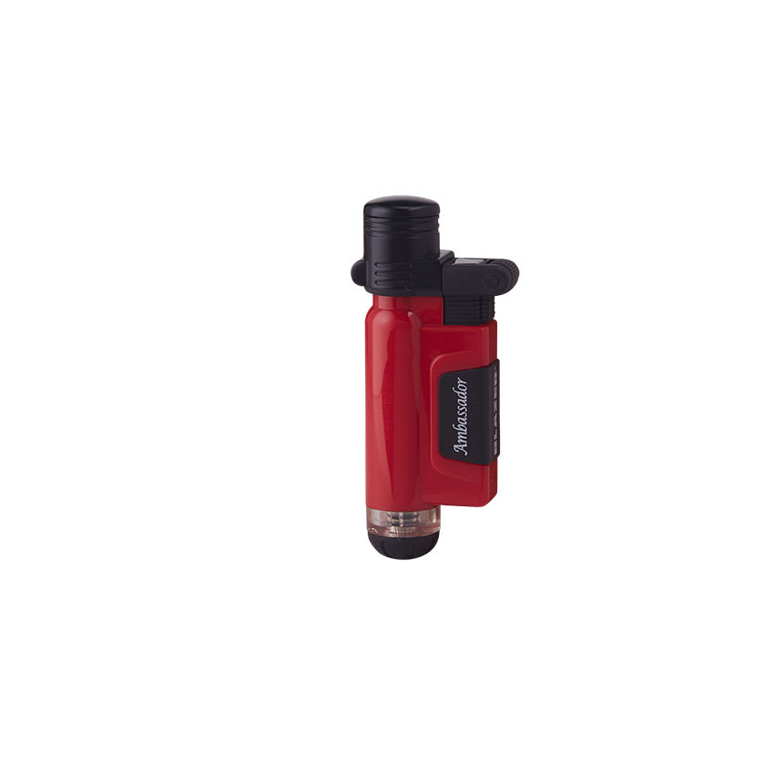 Blazer Ambassador Red Slim Line Cigar Lighter