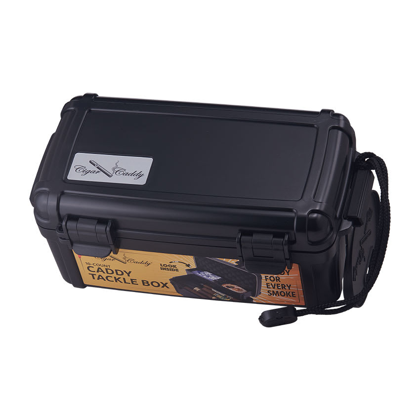 Cigar Caddy Tackle Box 10 Count Travel Case
