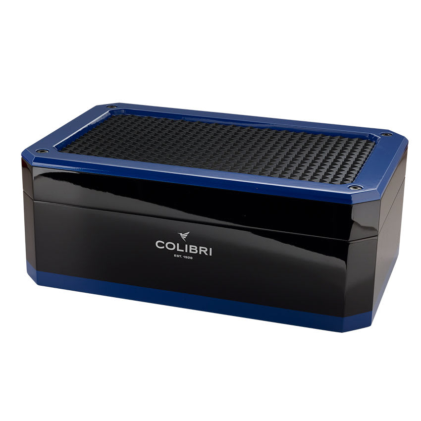 Colibri Rally Black And Blue Humidor