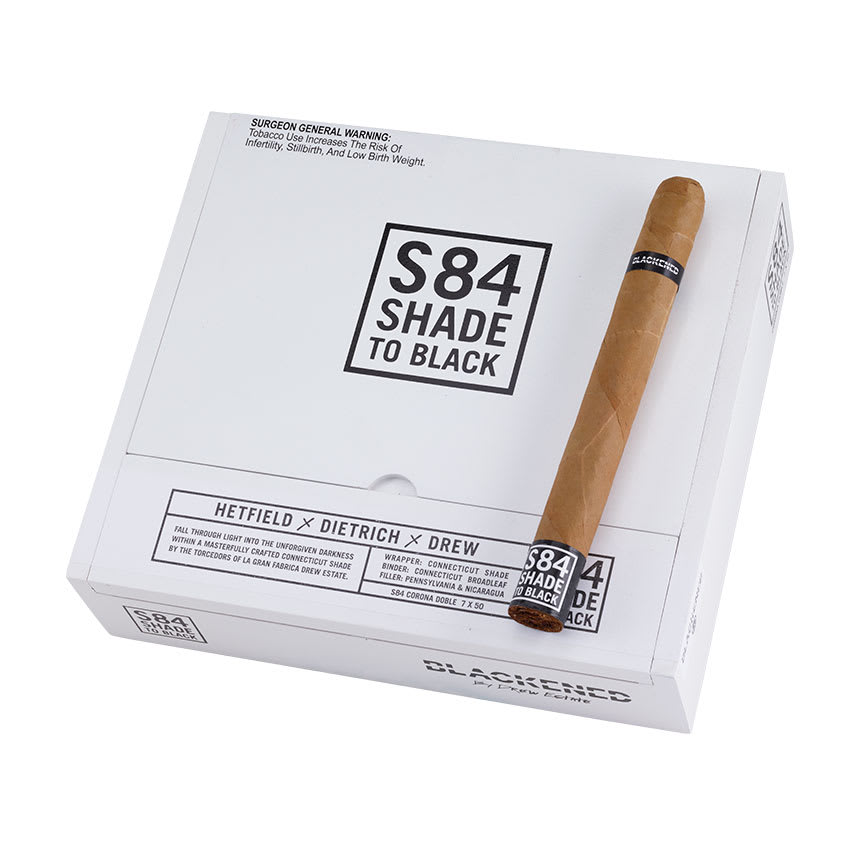 Blackened S84 Shade by Drew Estate Corona Doble