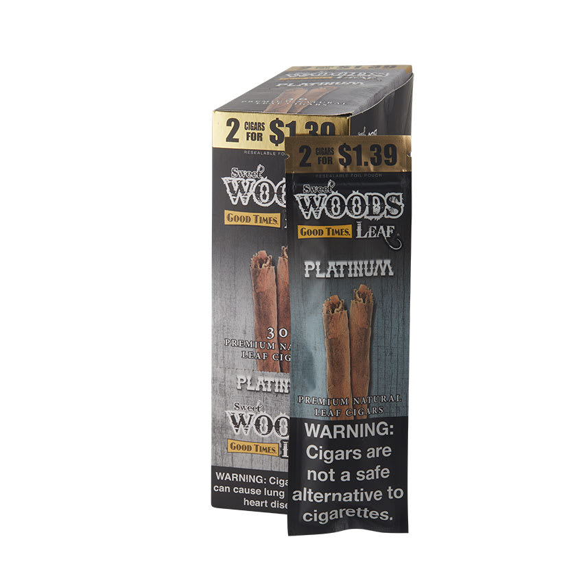 Good Times Sweet Woods Leaf Platinum Unsweet (2) for $1.39
