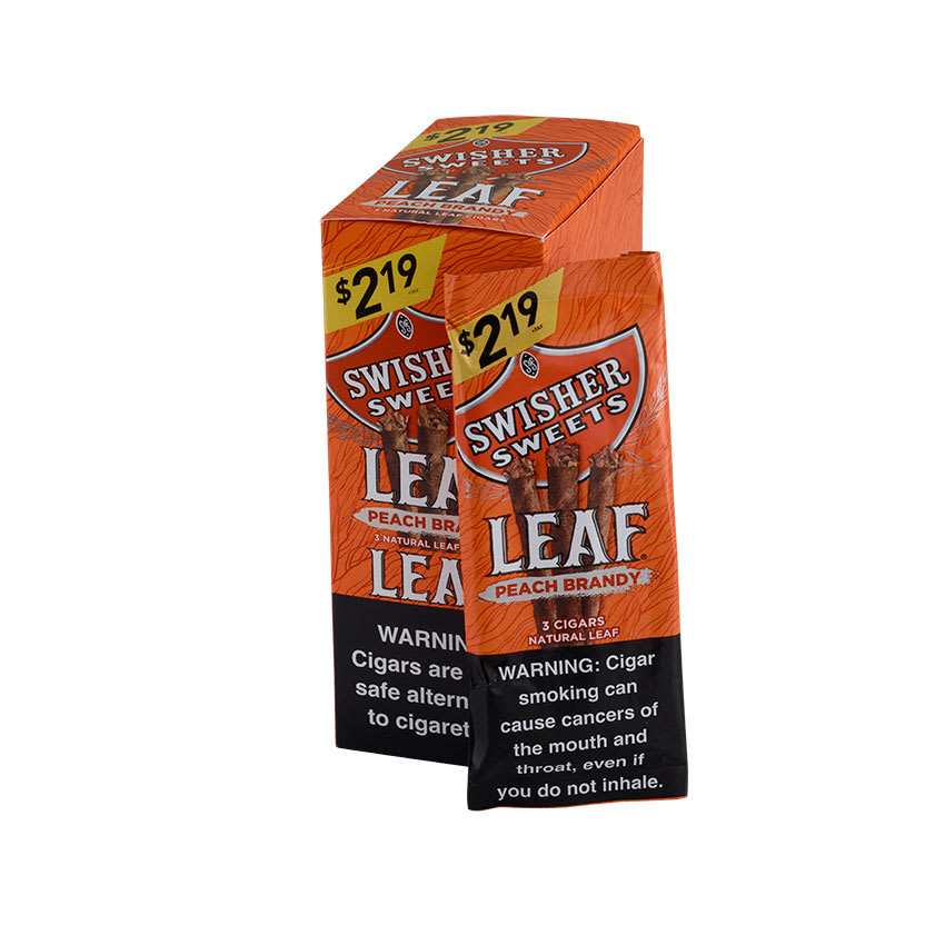 Swisher Sweets Leaf Peach Brandy Cigarillos (3)