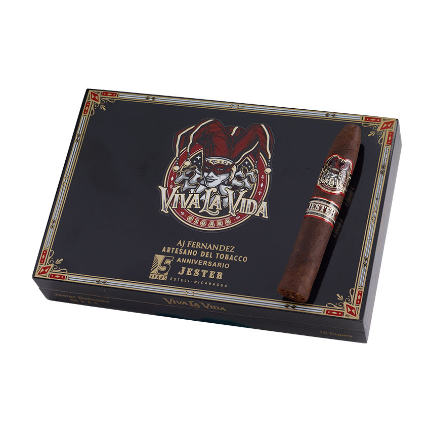 Viva La Vida 5th Anniversary Jester Flat Round Belicoso