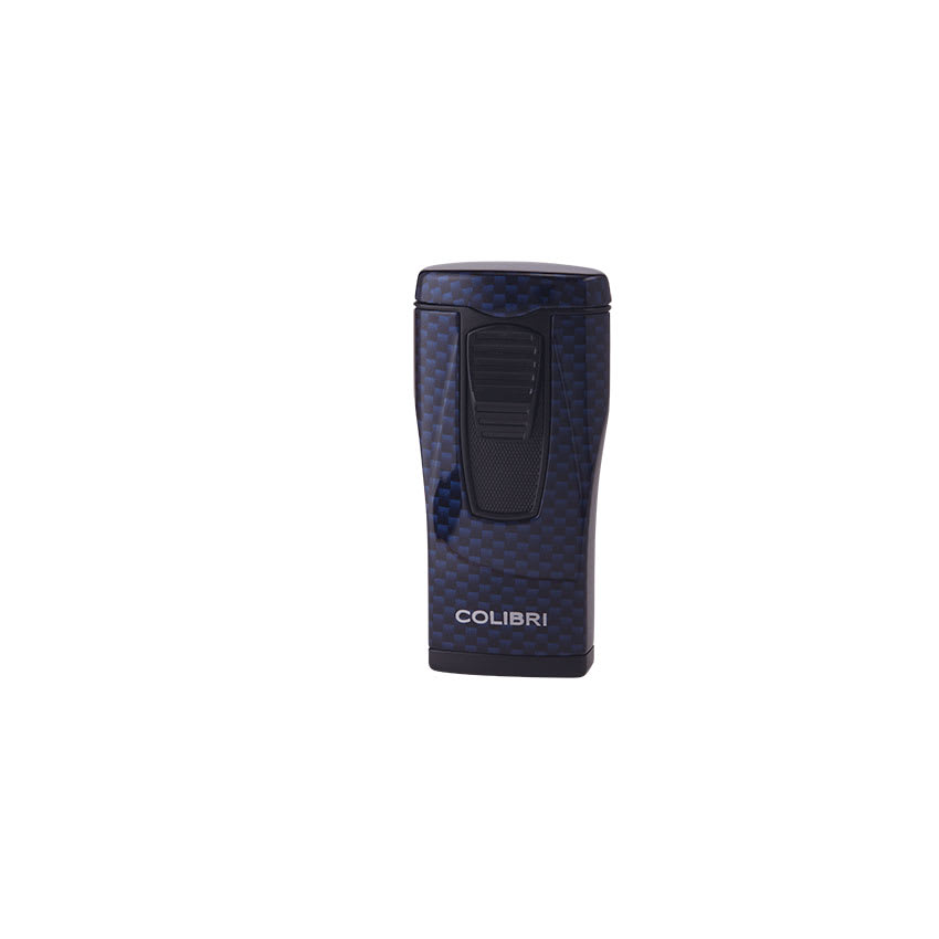 Colibri Monaco Carbon Fiber Blue Lighter
