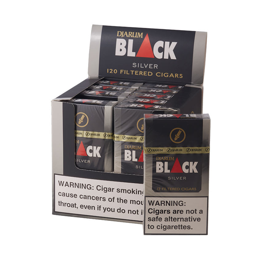 Djarum Black Silver Filtered Cigars (12)