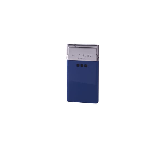 Elei Bleu J-11 Thin Jet Flame Lighter Blue Lacquer