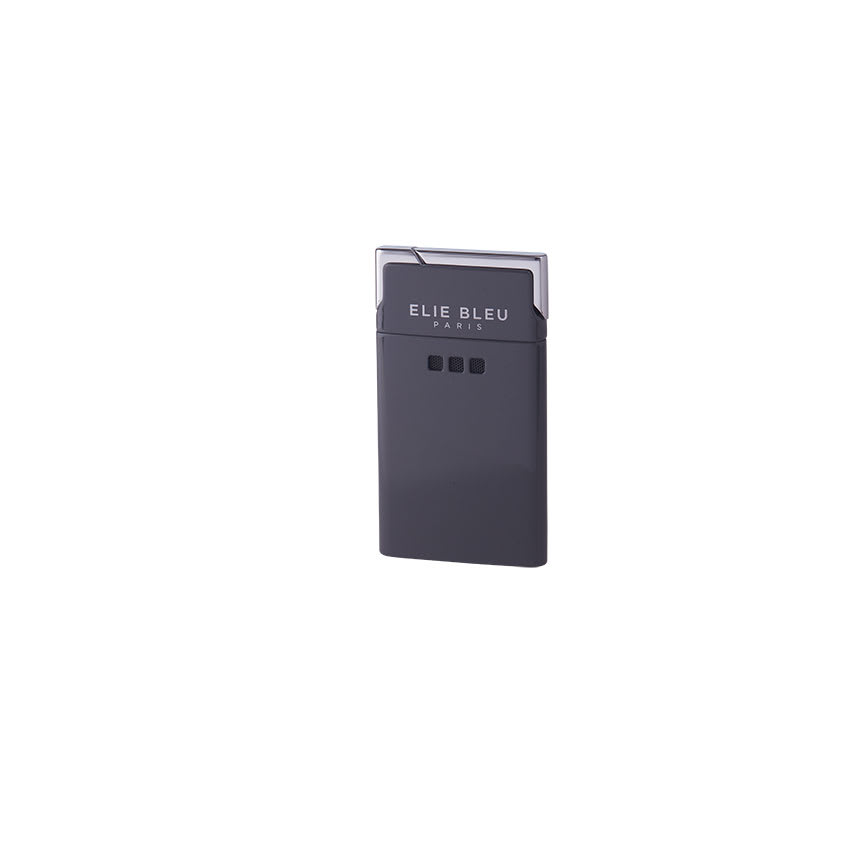 Elie Bleu J-11 Thin Jet Flame Lighter Grey Lacquer