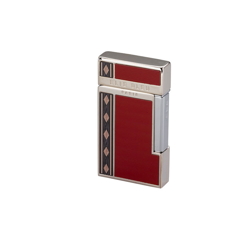 Elie Bleu J-14 Diamond Jet Flame Red Marquetry