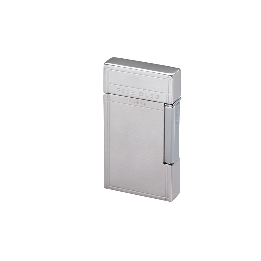 Elie Blue J-14 Diamond Jet Flame Satin Lighter