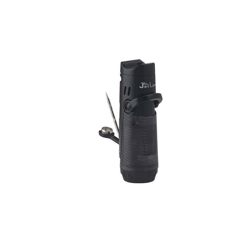 Jet Line Regal Black Double Flame Lighter