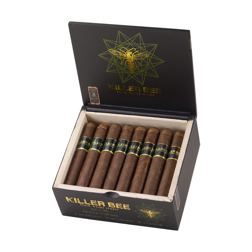 Black Works Studio Killer Bee Petite Corona Box of 24 Cigars