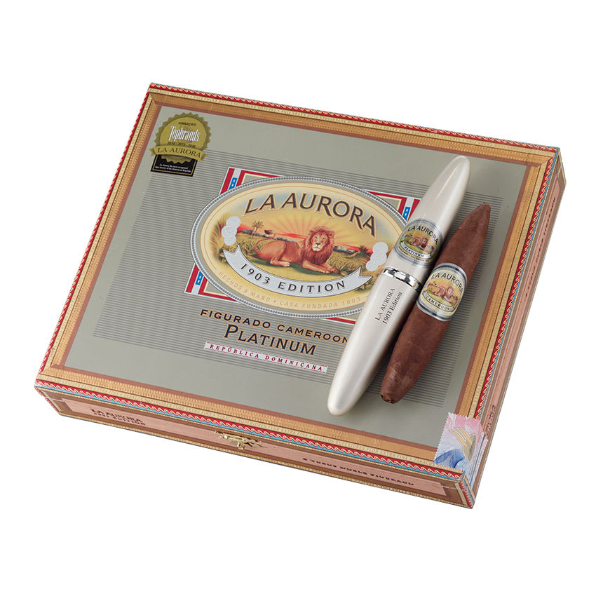 La Aurora Preferidos 1903 Platinum Cameroon Tubo
