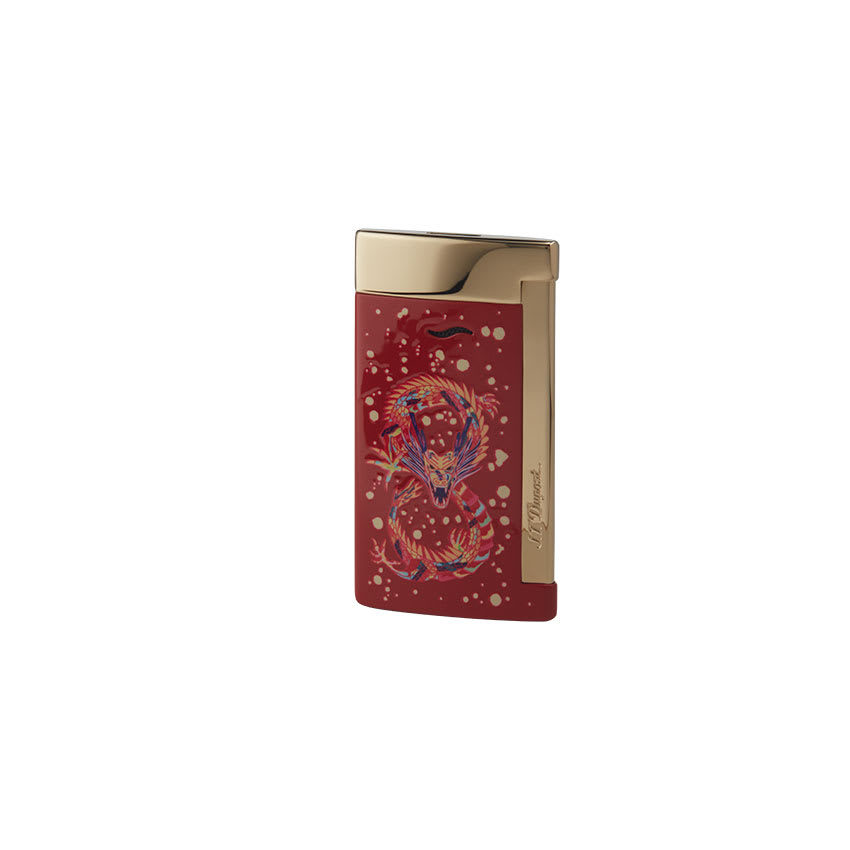 Burgundy & Gold Dragon - Torch