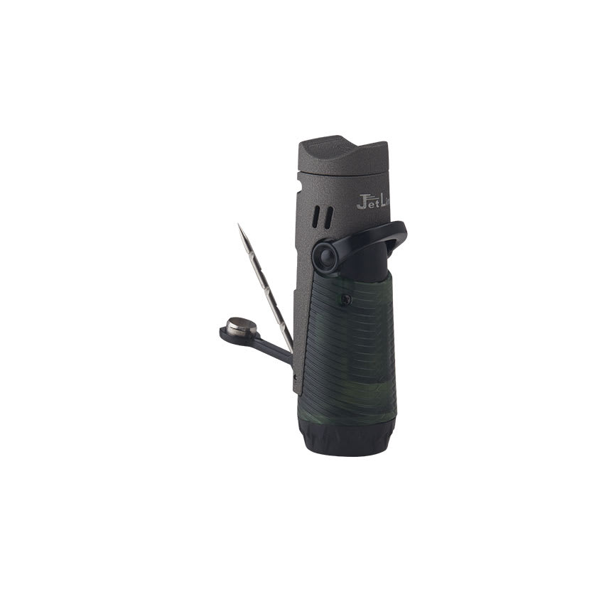 Jet Line Regal Green Single Flame Lighter