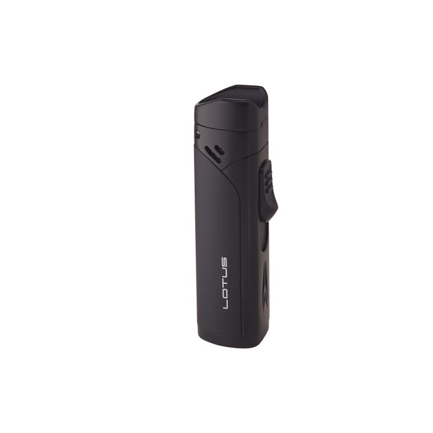 Lotus Monarch Single Flame Lighter Black