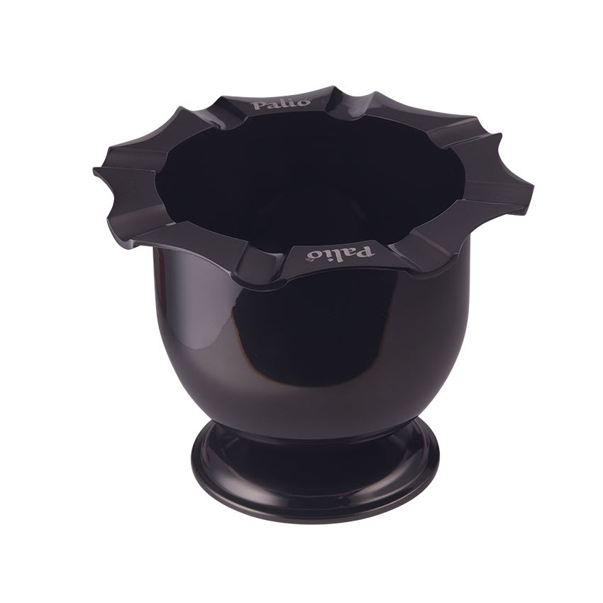 Palio Tazza Alto Polished Black Nickel Ashtray