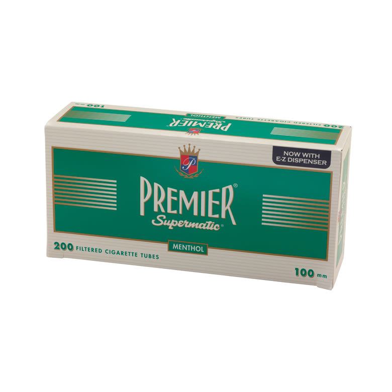 Premier Menthol 100's Tubes