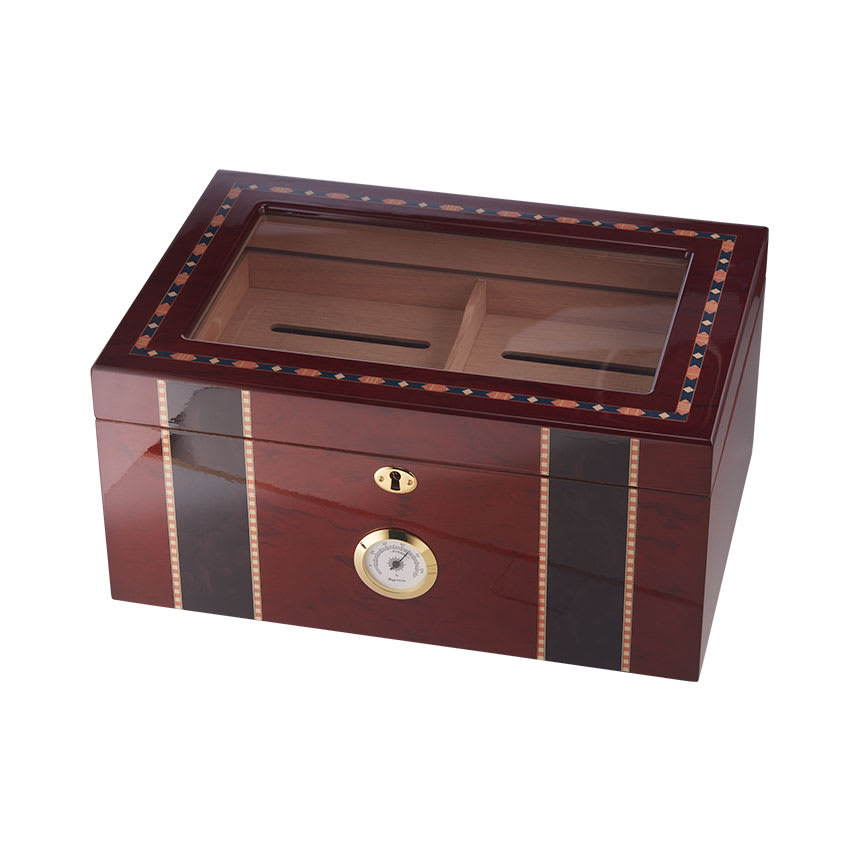 Pompeii Glass Top Humidor