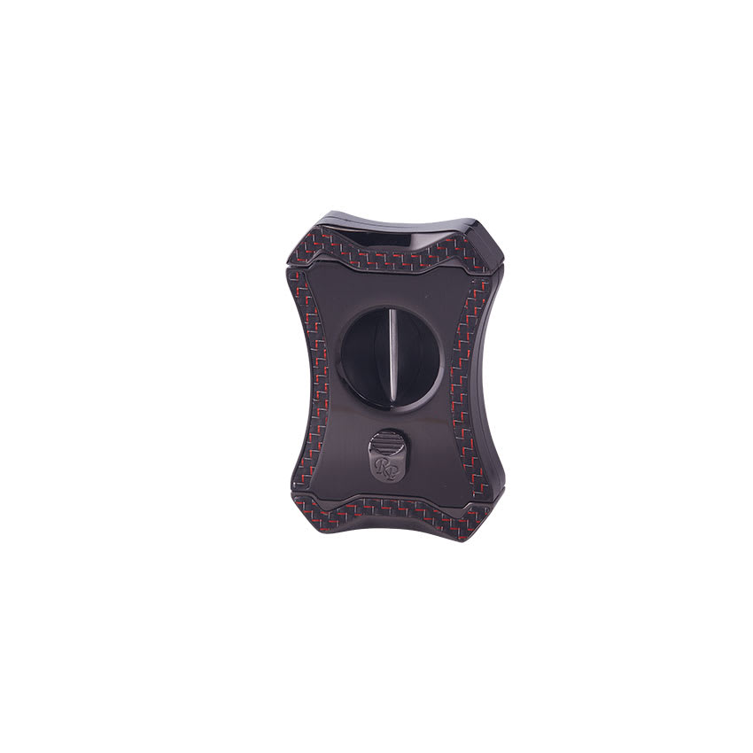 Rocky Patel Viper Gunmetal & Red Carbon Fiber V-Cutter