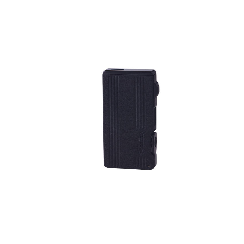 Black -  Crackle Matte Flat Torch