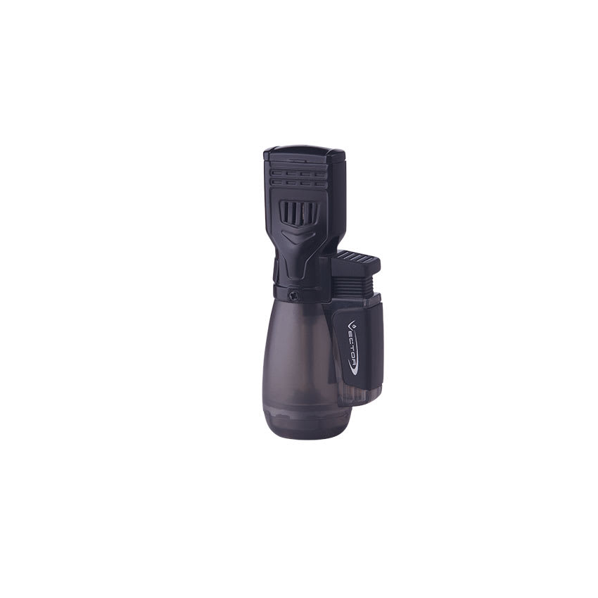 Vector Drone Triple Torch Lighter Black