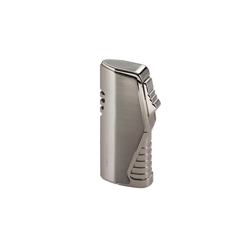 Nickel Triple Torch Lighter W/Punch