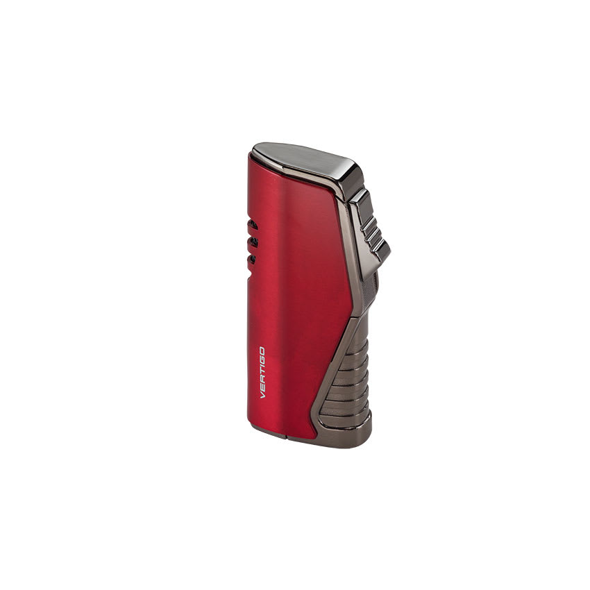 Red Triple Torch Lighter W/Punch