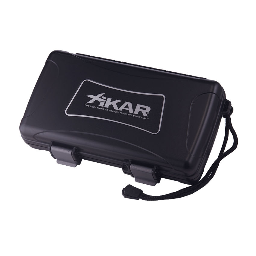 Xikar 5 Count Cigar Humidor Black