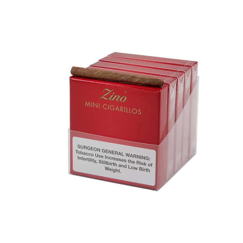 Zino Cigarillos Red Mini 5/20 Pack of 100 Cigars
