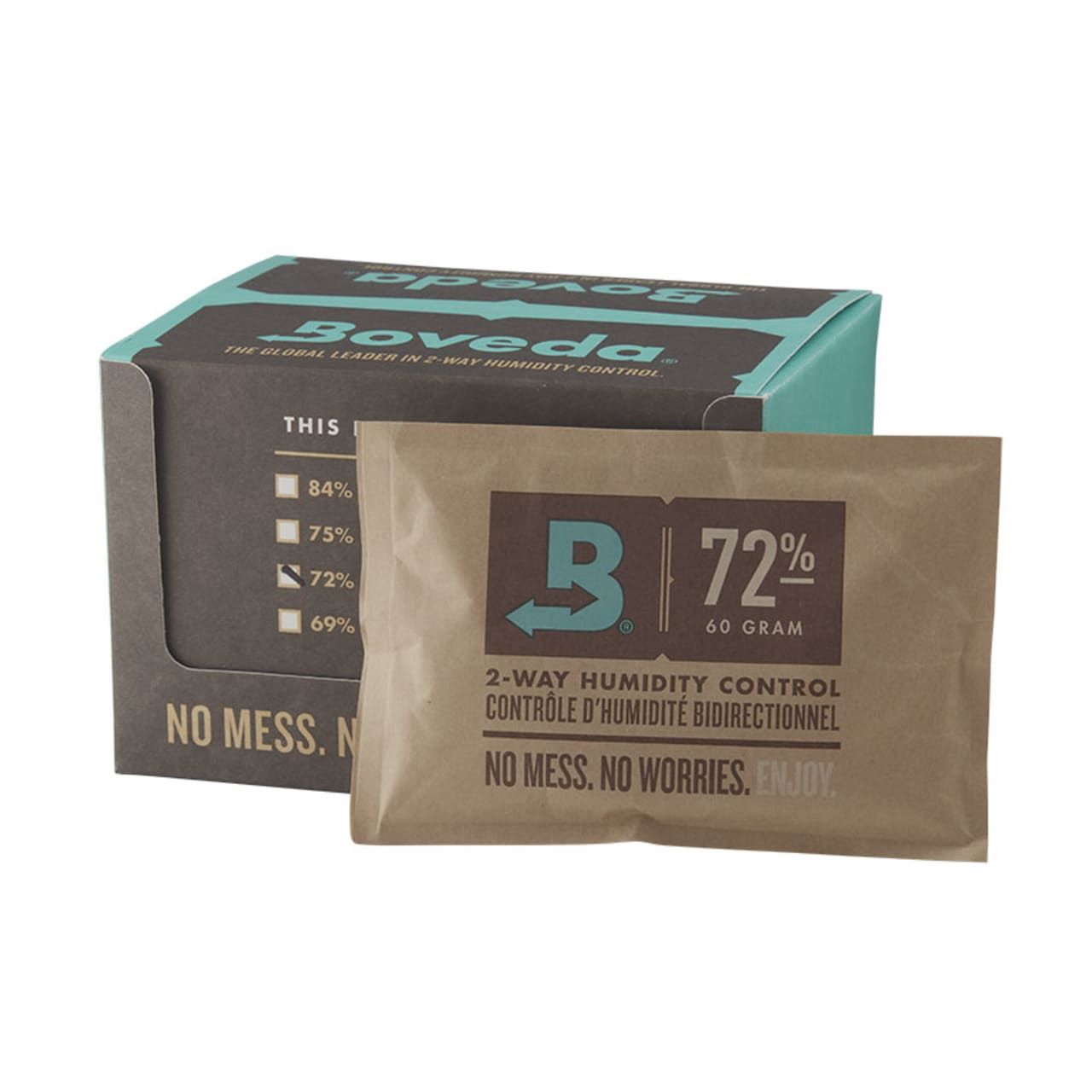 Boveda 72% RH Size 60g 12 Pack