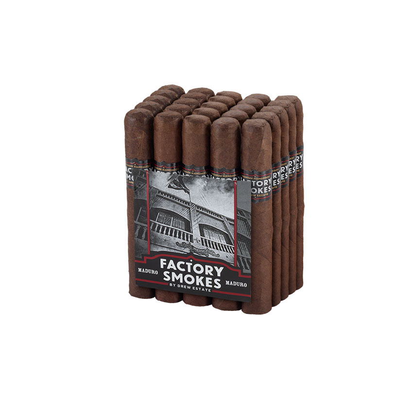 Factory Smokes Maduro By Drew Estate Factory Smokes Maduro Robusto