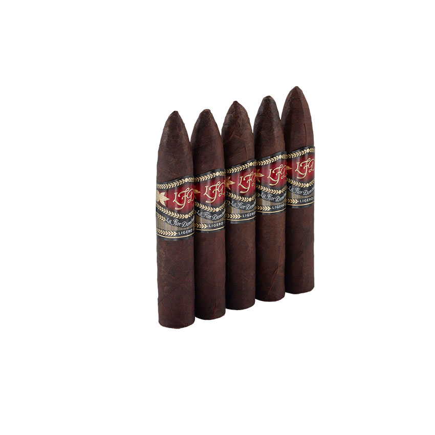 La Flor Dominicana Ligero Cabinet Oscuro Torpedito 5 Pack