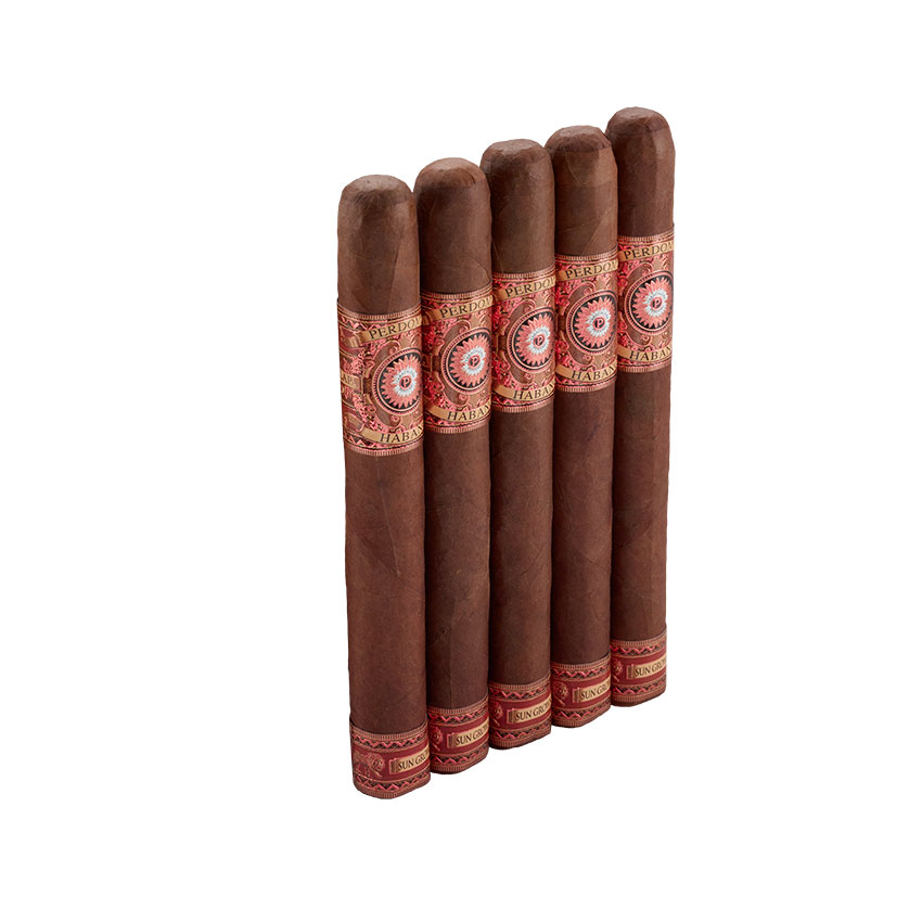 Perdomo Habano Barrel Aged Churchill 5 Pack