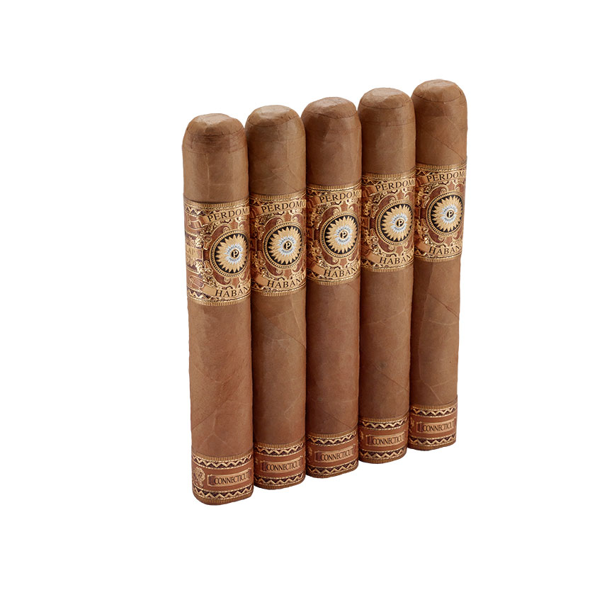 Perdomo Habano Connecticut Barrel Aged Gordo 5 Pack