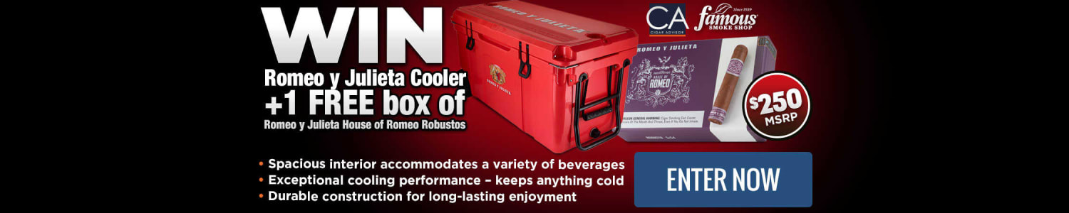 Win RYJ Cooler and Box of RYJ Robustos