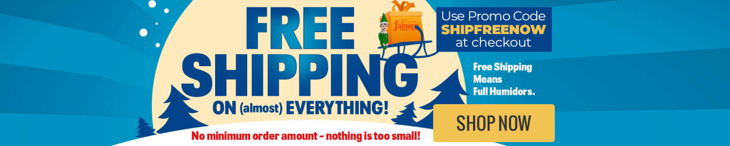 Free Shipping No Minimum Purchase Required