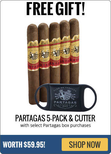 Partagas gift with purchase