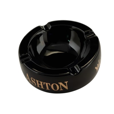 Ashton Black Large Ashtray-AT-ASH-LGBLK - 400