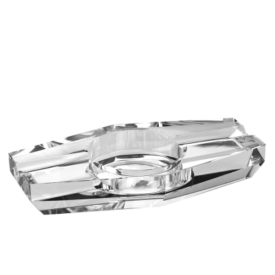 Black Label 2 Cigar k9 Crystal Ashtray Clear - AT-LTS-LBLASH1