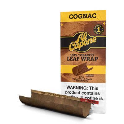 Al Capone Leaf Wrap Cognac Single - BW-ALC-COGN18Z