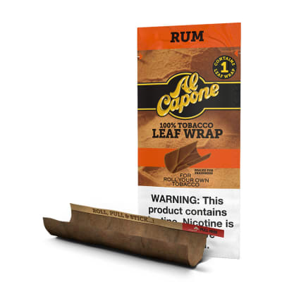 Al Capone Leaf Wrap Rum Single - BW-ALC-RUM18Z