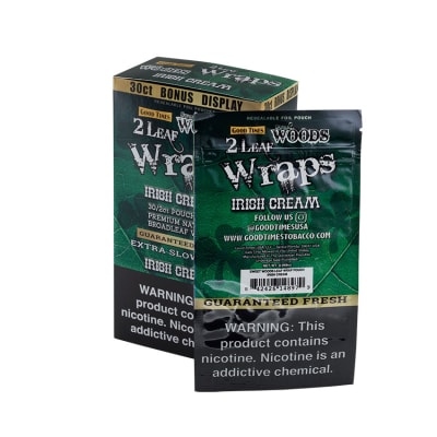 Good Times Sweet Woods Wraps Irish Cream 30/2 - BW-GWR-IRISH