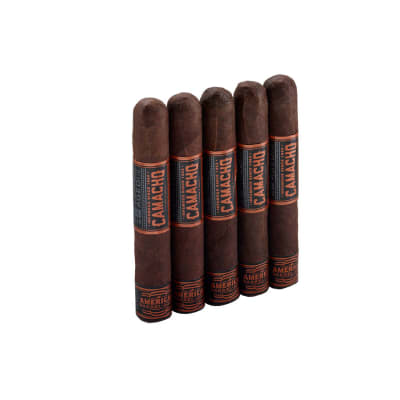 Camacho American Barrel Aged Robusto 5 Pack CI-CAB-ROBN5PK Camacho American Barrel Aged Robusto 5 Pack-CI-CAB-ROBN5PK - 400