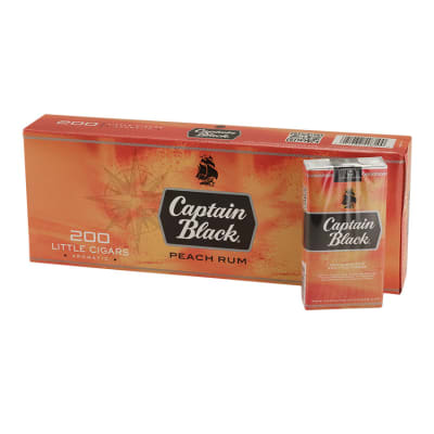 Captain Black Little Cigars Peach Rum 10/20 CI-CBF-PEACH Captain Black Little Cigars Peach Rum 10/20-CI-CBF-PEACH - 400